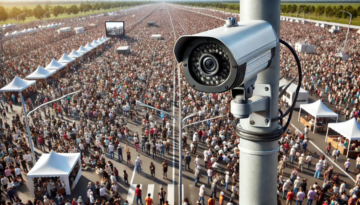 Locação de câmeras de segurança para eventos
